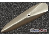 Чешуйки CR306 Трёхгранка, 24 х 6 мм., никель, 100 шт.